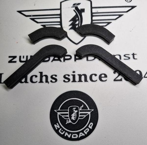 Zündapp Tankgummi Set 4 teilig 2 x 561-20.114 & 2 x 561-20.115 für R & RS 50 Super Roller Typ 561
